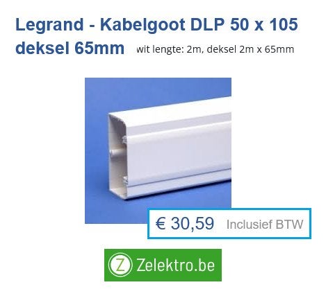 DLP Legrand - Kabelgoten en Stopcontacten, Ophalen, Zo goed als nieuw