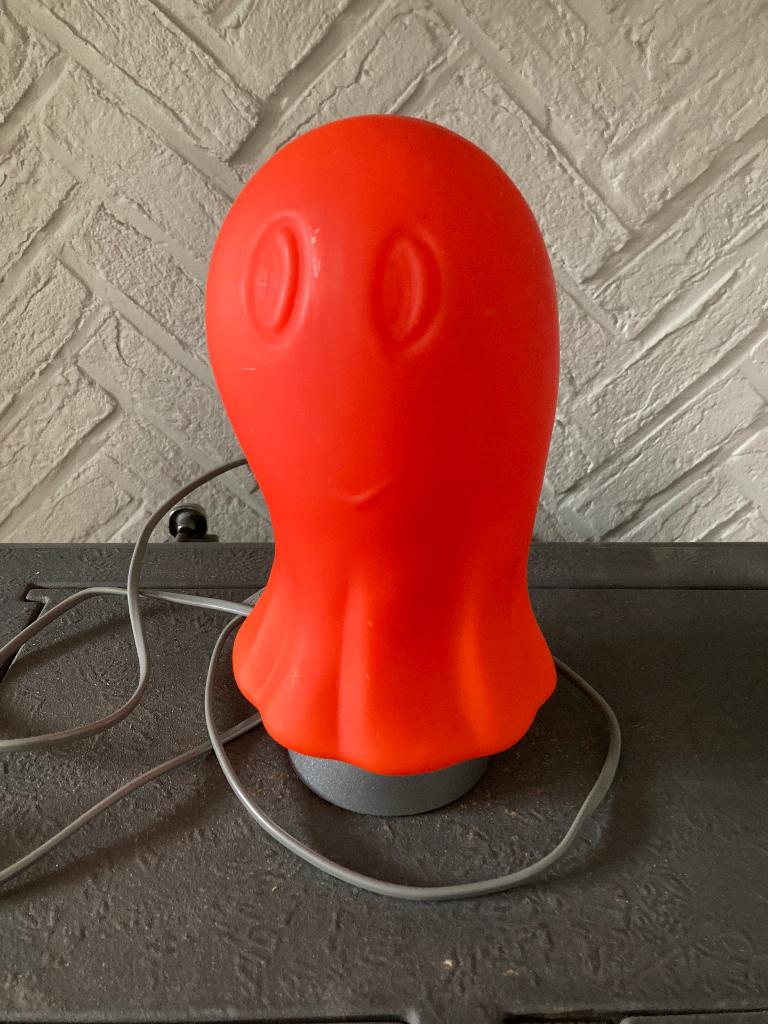 Halloween spookje als lamp, Ophalen of Verzenden, Zo goed als nieuw, Glas