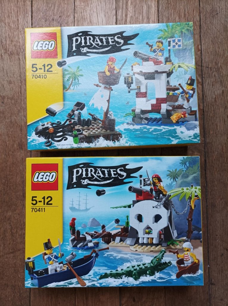 Onafscheidelijk lot 2 Lego piraten 70410 + 70411 verzegeld, Kinderen en Baby's, Speelgoed | Duplo en Lego, Lego, Nieuw, Complete set