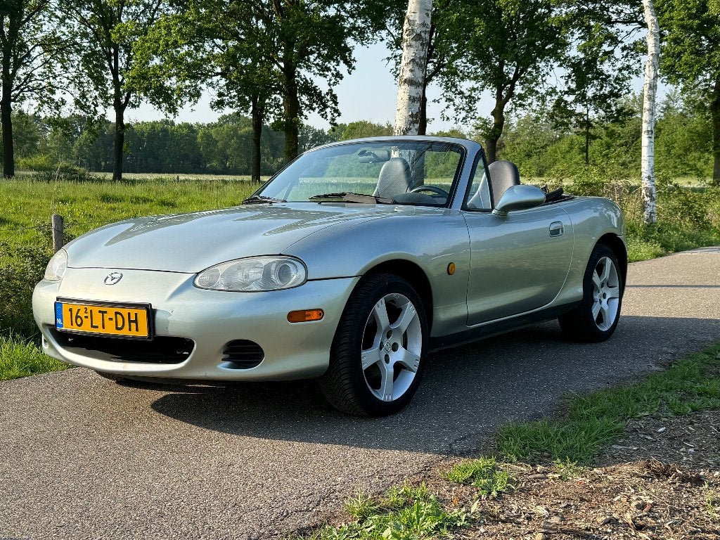 Mazda MX-5 2003 | 1ER PROPRIÉTAIRE | SILVERBLUES, Autos, Mazda, Entreprise, MX-5, ABS, Verrouillage central, Rétroviseurs électriques