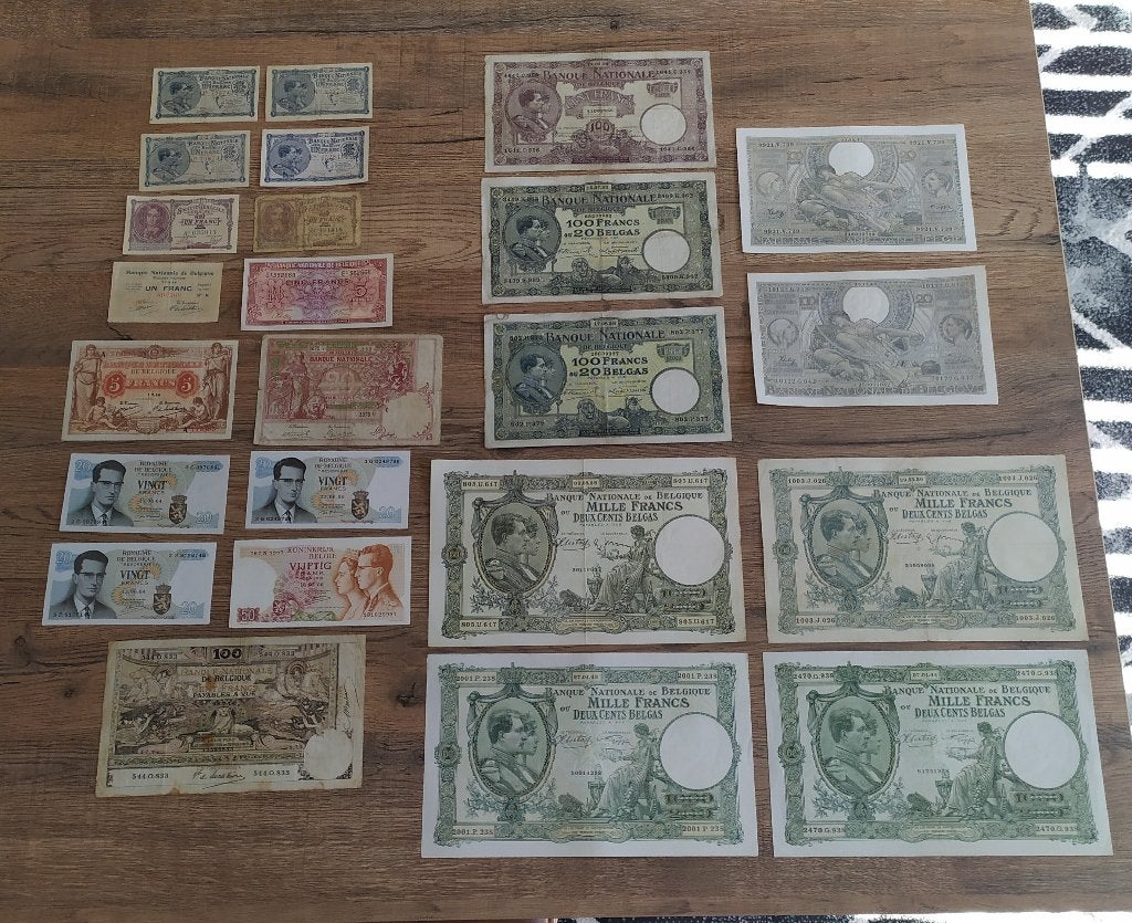 Collection de 24 meilleurs billets belges, Enlèvement ou Envoi, Série