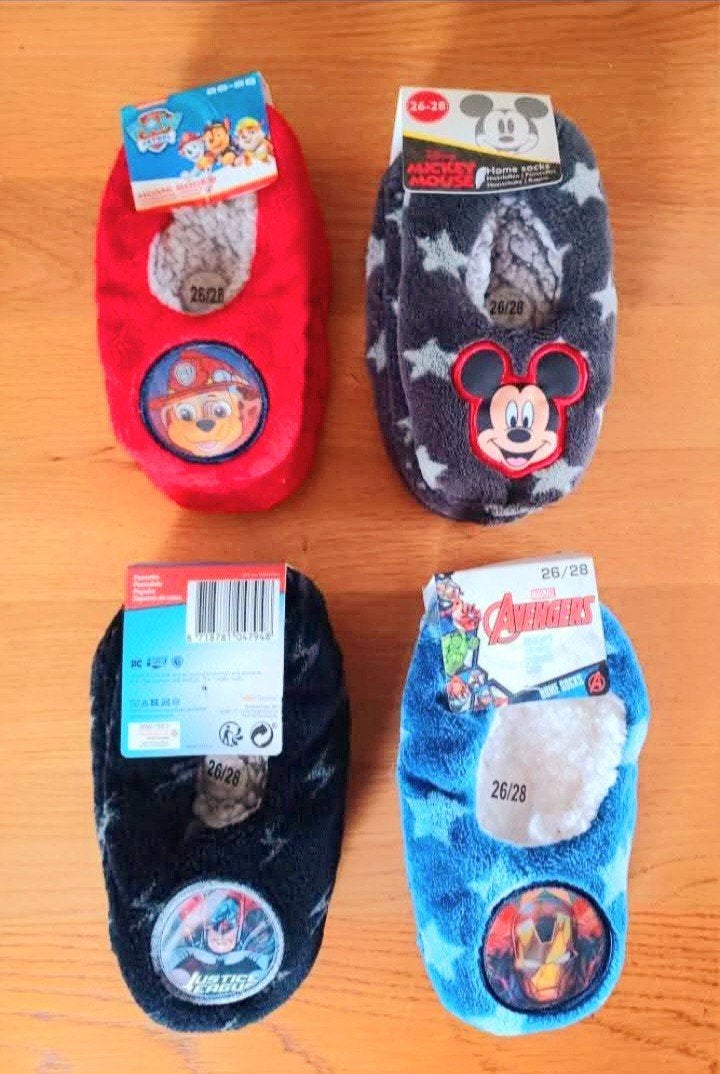 Pantoffels Paw Patrol/Mickey/Justice L/Marvel maat 26-28 NEW, Ophalen, Nieuw, Jongen of Meisje