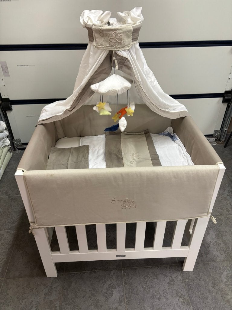 Compleet park bopita met bijhorende bekleding Sweet & Soft, Kinderen en Baby's, Ophalen, Zo goed als nieuw, Rechthoekig, In hoogte verstelbaar
