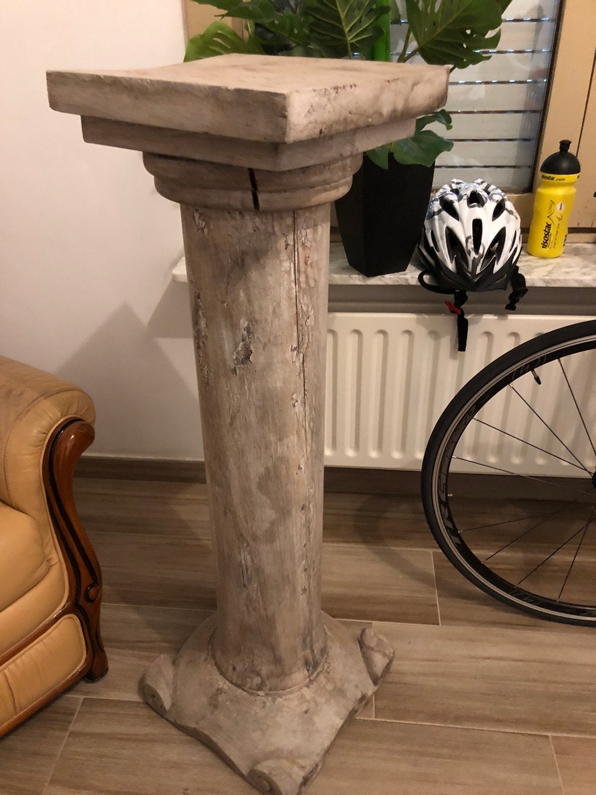 Houten zuil, Huis en Inrichting, Ophalen, Zo goed als nieuw