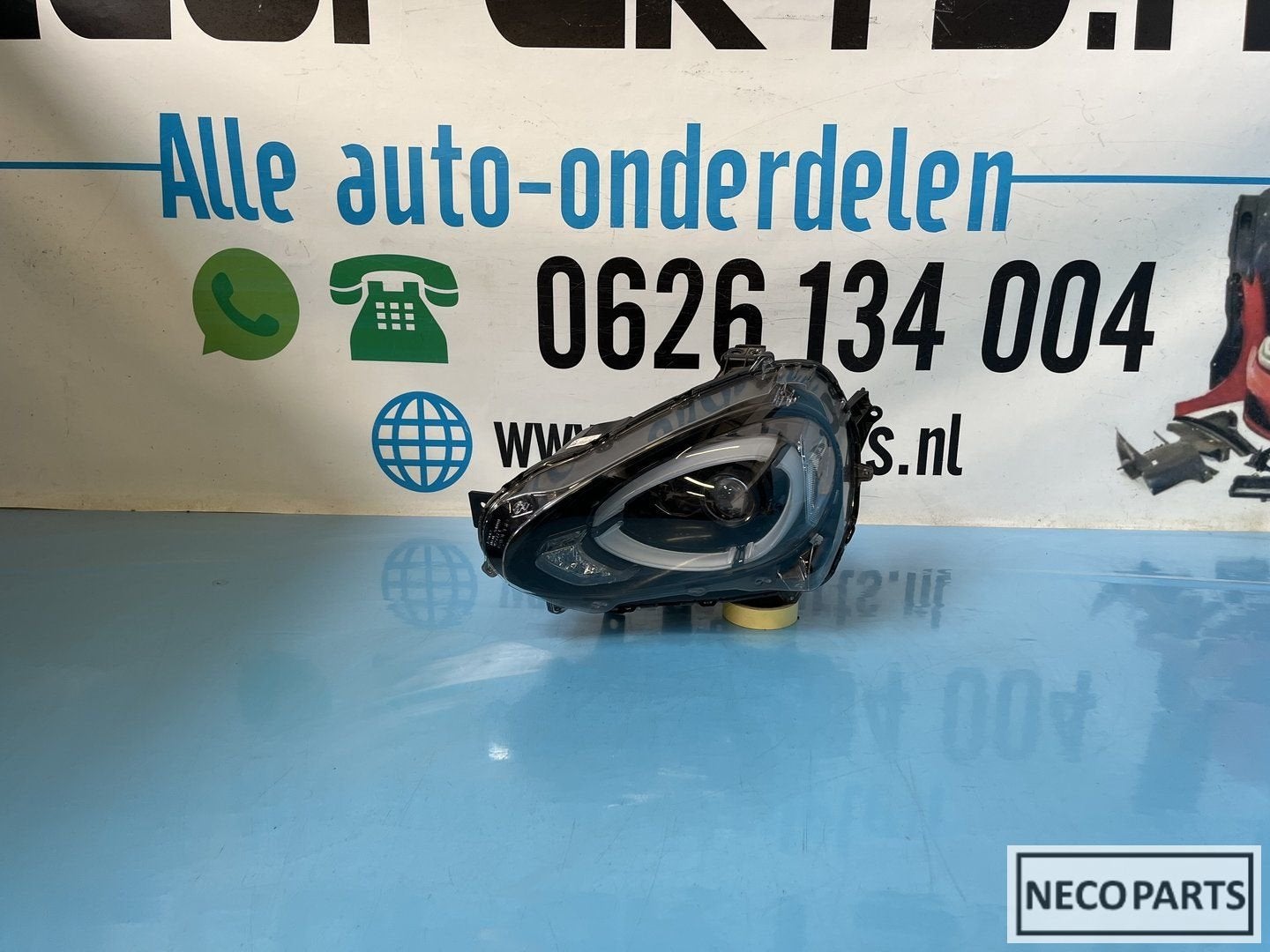 FIAT 124 SPIDER VOL LED KOPLAMP ORIGINEEL ALLES LEVERBAAR, Gebruikt, -, -, Ophalen of Verzenden