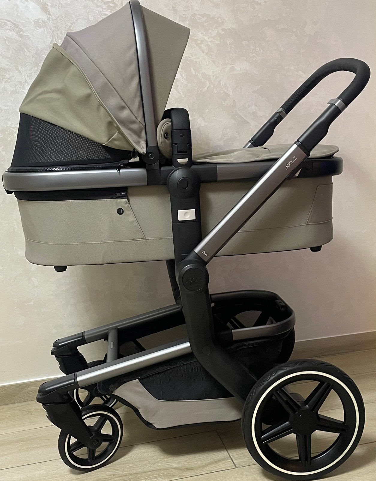Joolz Day + Sage Green Kinderwagen 3-in-1 Complete, Kinderen en Baby's, Buggy's, Zo goed als nieuw, Maxi-Cosi, Voetenzak, Ophalen of Verzenden