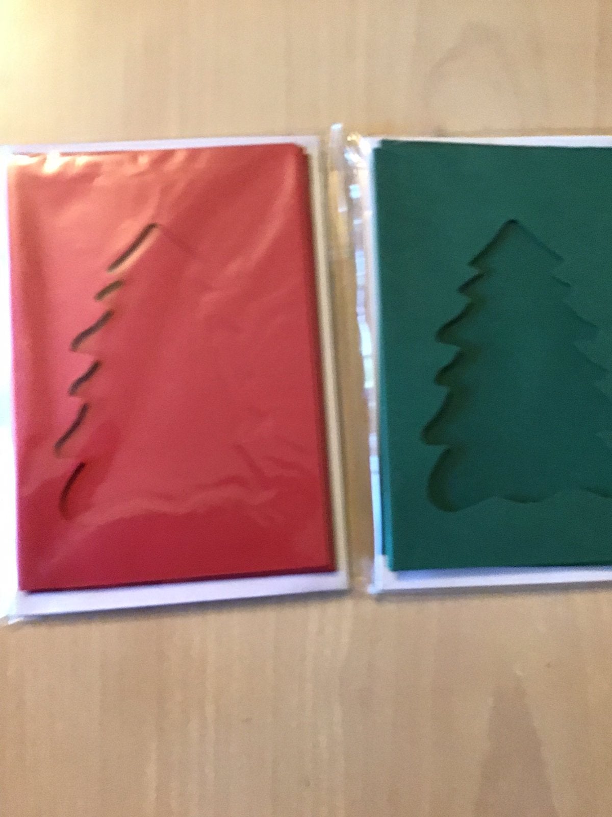 Hobbykaarten kerstboom, Ophalen of Verzenden, Zo goed als nieuw