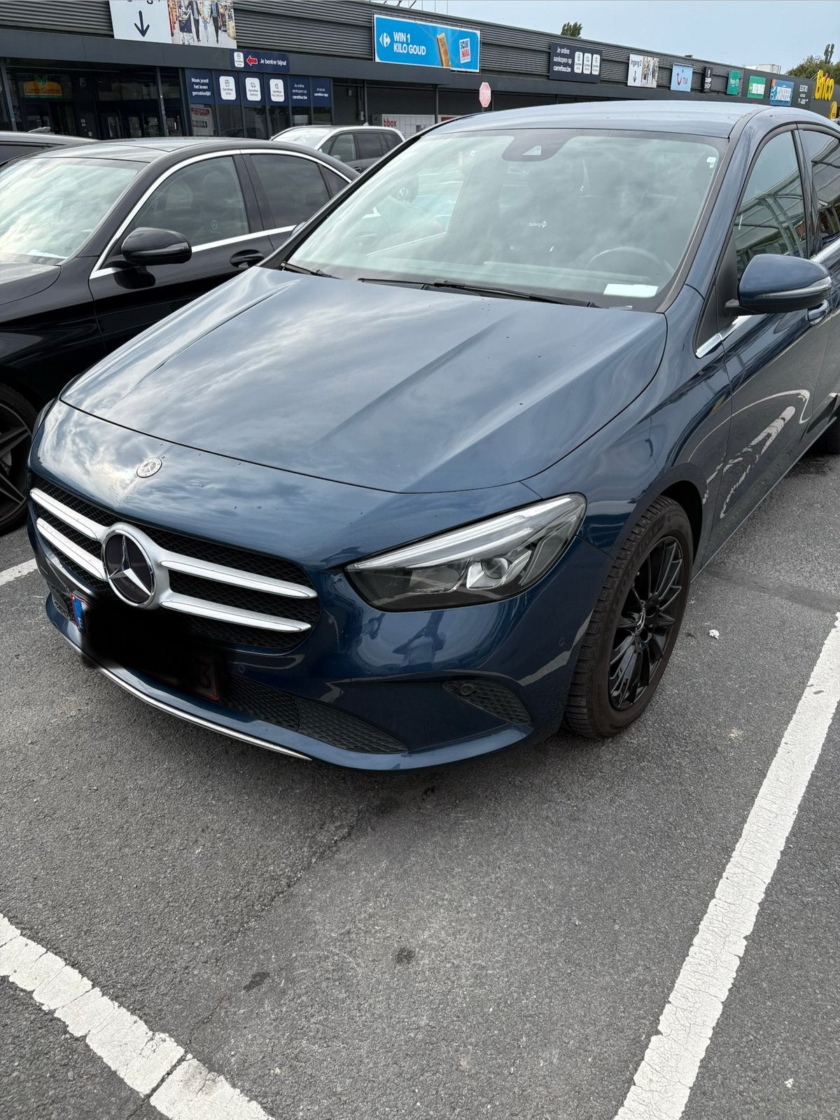 Mercedes-Benz B-Klasse W247 180d Automaat, Autos, Achat, Euro 6, Entretenue par le concessionnaire, Noir