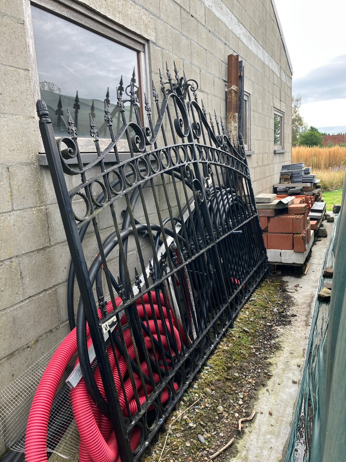 Smeedijzeren poort, Ophalen, Gebruikt