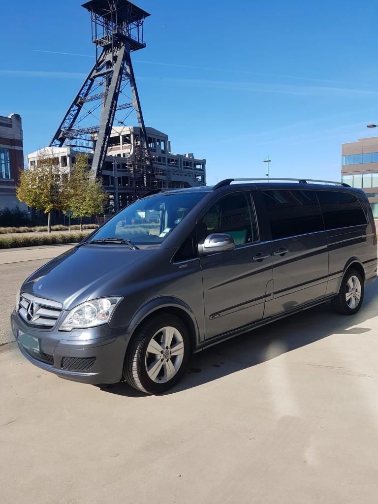 Mercedes-Viano-L3-Dubbelcabine - Automaat – Zeer goede staat, Auto's, Mercedes-Benz, Automaat, Zwart, 5 deurs, Zilver of Grijs