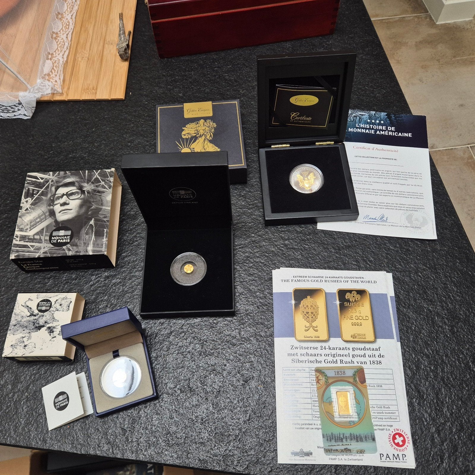 Lot goud en zilver, Postzegels en Munten, Ophalen of Verzenden