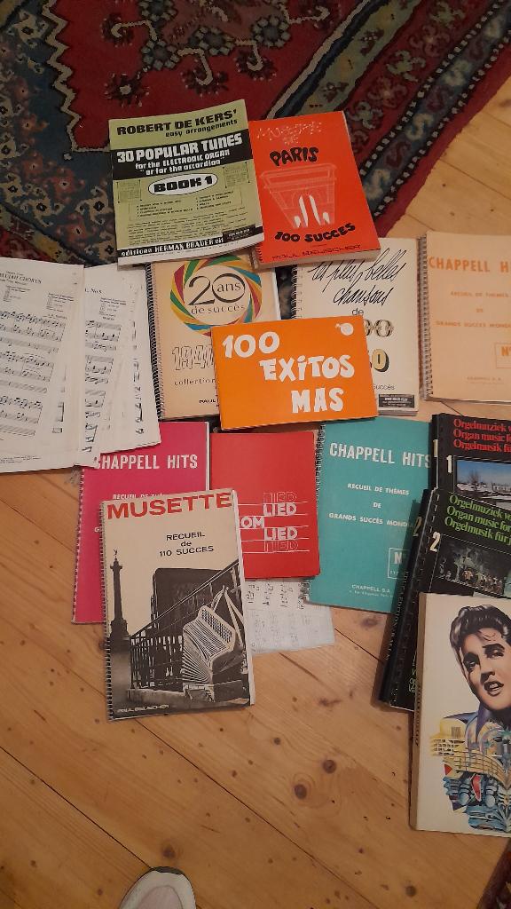 partituren, bladmuziek voor orgel, Muziek en Instrumenten, Ophalen, Gebruikt, Orgel