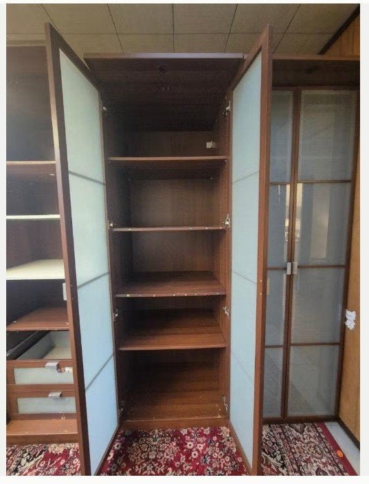 Armoire PAX, Maison & Meubles, 200 cm ou plus, Verre, Enlèvement, Utilisé