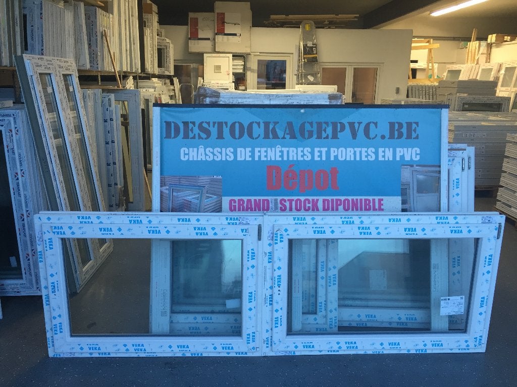 Déstockage Exceptionnel de Châssis & Portes PVC, Bricolage & Construction, Enlèvement, Neuf, Double vitrage