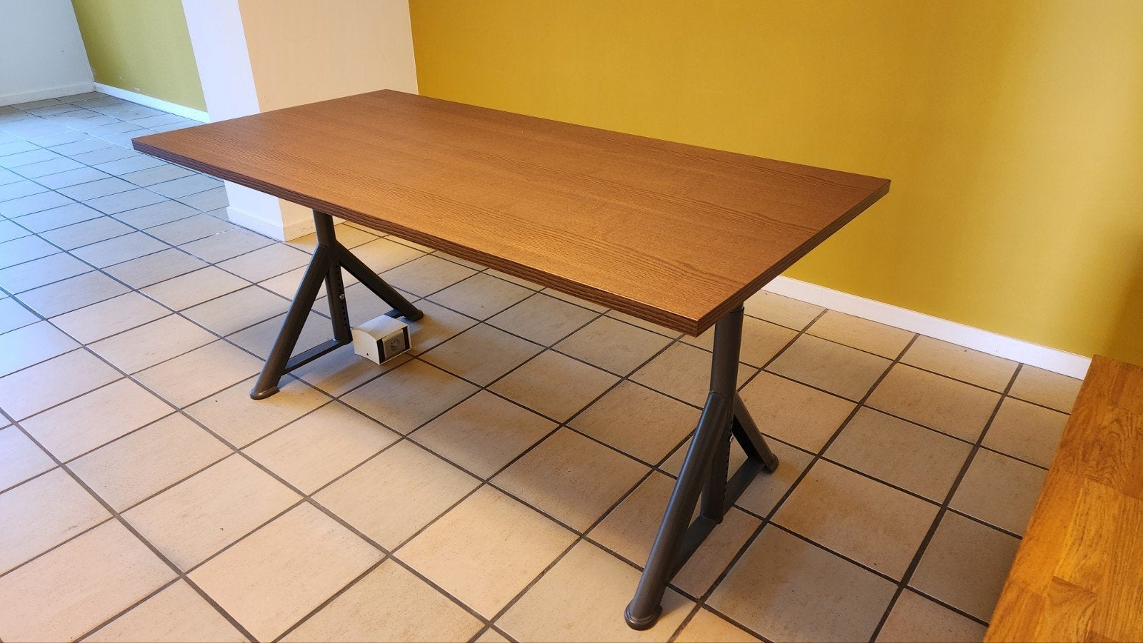 Bureau Ikea Idasen 160 x 80 cm, Maison & Meubles, Bureaux, IKEA, Moderne, Réglable en hauteur, Enlèvement
