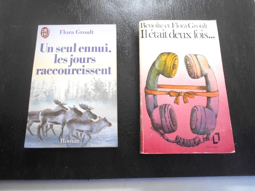 lot de 2 livres Benoite et Flora Groult "Il était 2 fois, Ophalen of Verzenden, Gelezen