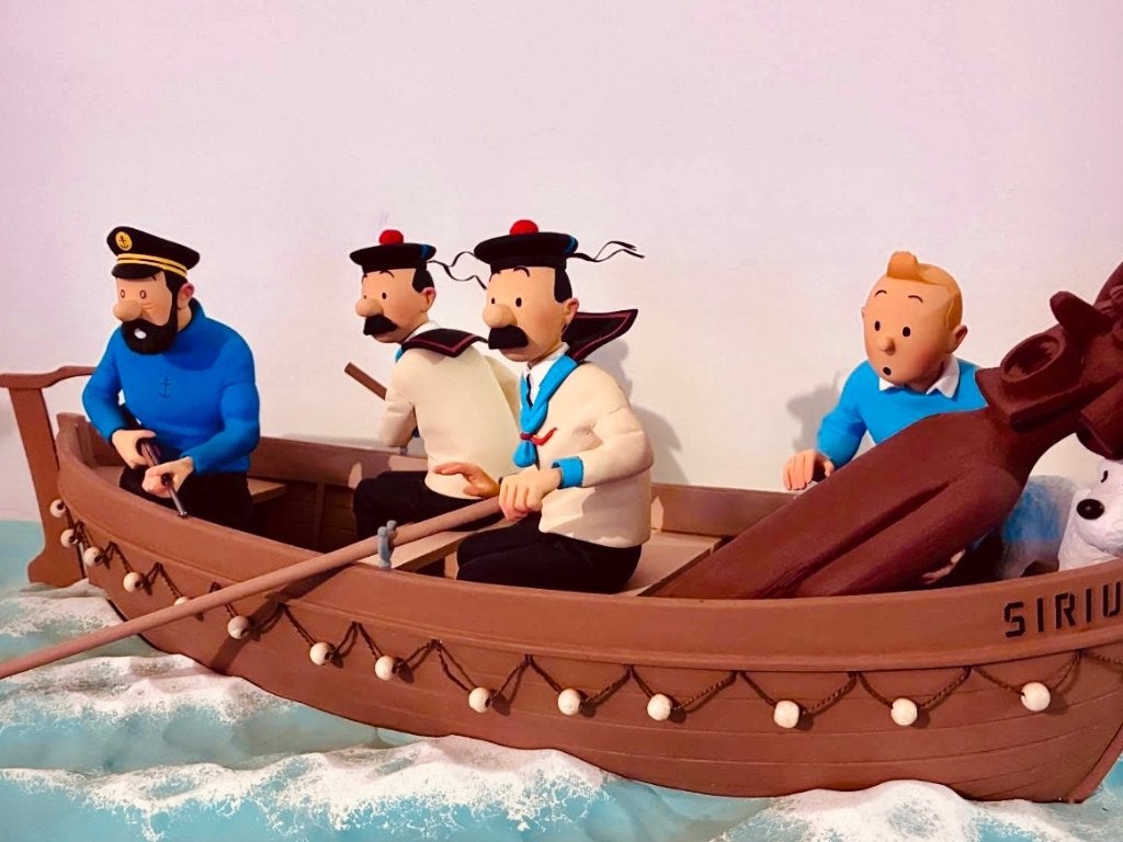 Fariboles tintin chaloupe du Sirius, Enlèvement ou Envoi, Tintin, Comme neuf