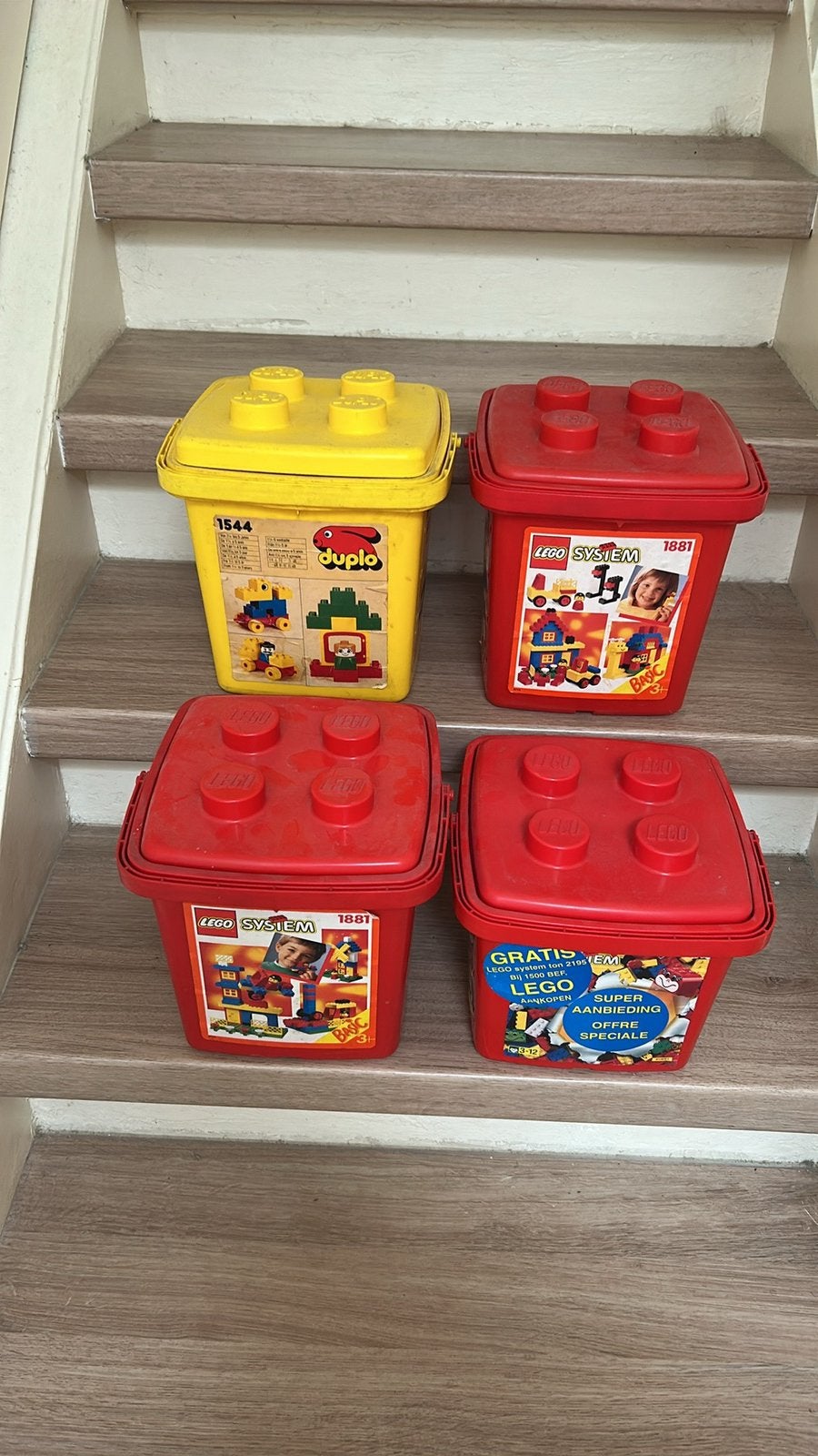 Boîte de rangement Lego vide - double, Enlèvement ou Envoi, Comme neuf, Duplo