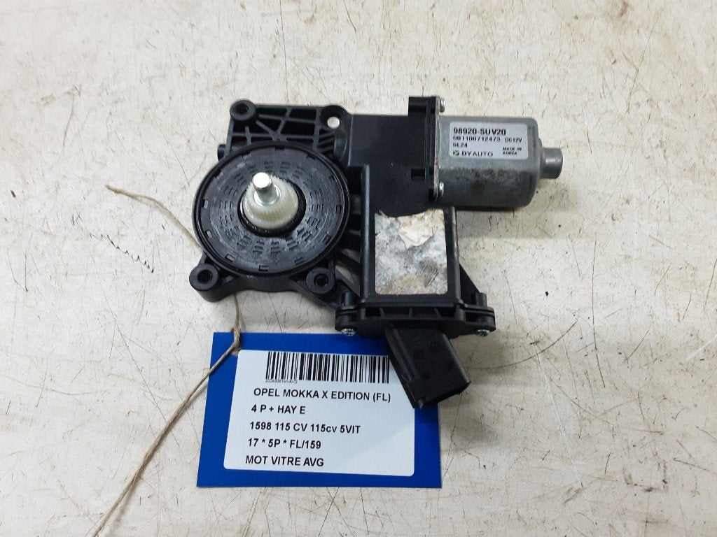MOTEUR LEVE VITRE ELECTRIQUE AVANT GAUCHE Mokka / Mokka X, Opel, Opel Automobile GmbH, Utilisé, Avant