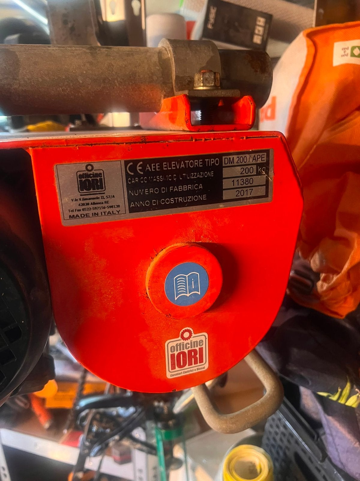 Elektrische bouwtakel / geveltakel – 200 kg, Doe-het-zelf en Bouw, Ophalen, Zo goed als nieuw