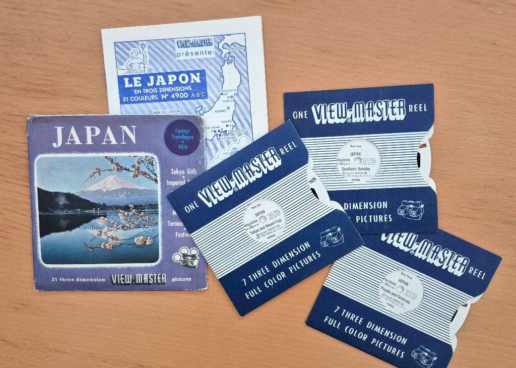View-Master Japan No. 4900 compleet Made in België, Verzamelen, Overige Verzamelen, Ophalen of Verzenden, Gebruikt