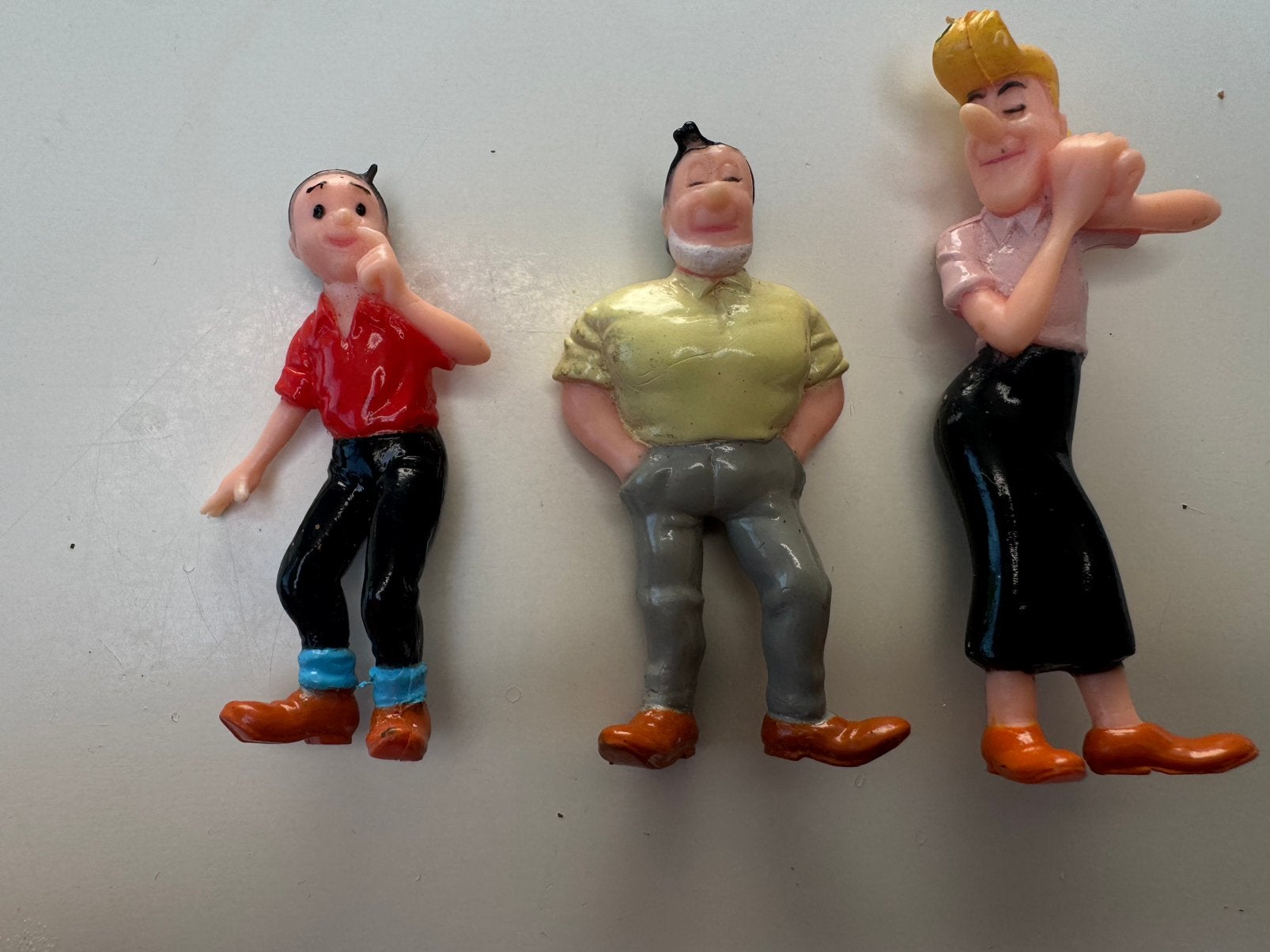 Mini figuren set Suske en Wiske - nutricia, Ophalen of Verzenden, Suske en Wiske, Zo goed als nieuw, Beeldje of Figuurtje