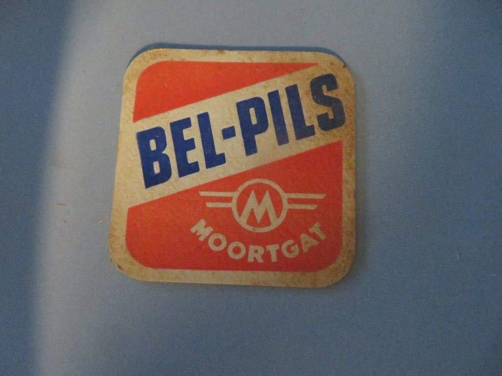 bierviltje BEL - PILS Moortgat Puurs, Collections, Enlèvement ou Envoi, Comme neuf, Sous-bock, Autres marques
