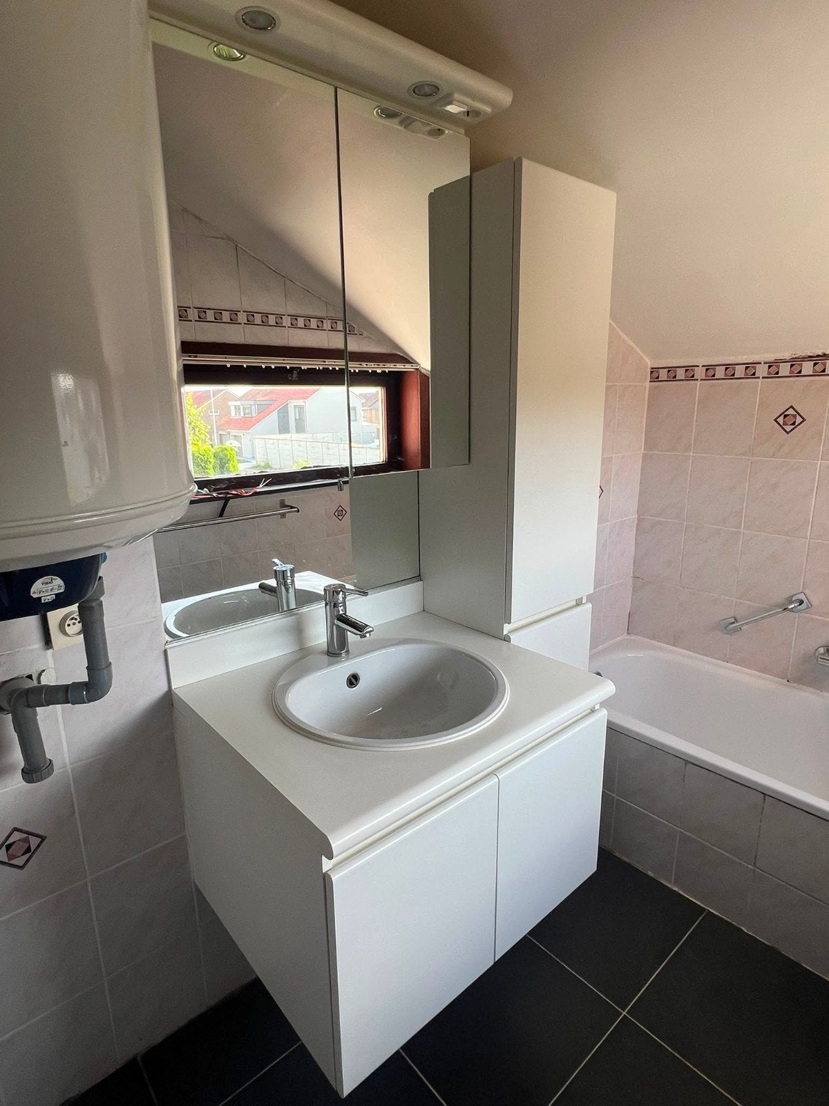 Badkamer, Ophalen, Gebruikt, Met bad