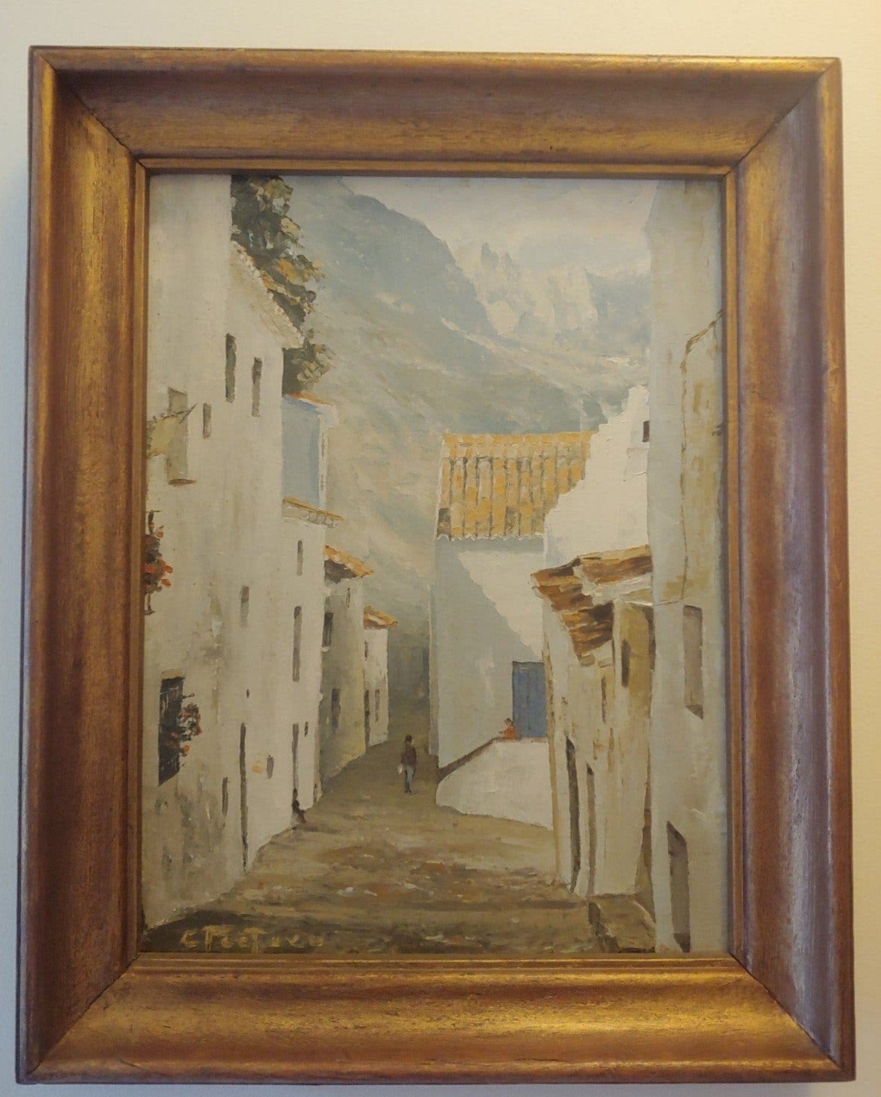 c.peeters, Enlèvement, Impressionniste, Peinture à l'huile, Panneau