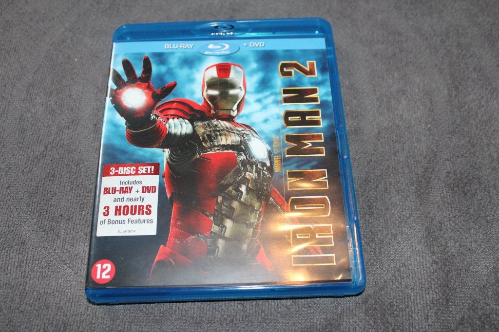 Blu-ray + DVD Iron Man 2, CD & DVD, Blu-ray, Enlèvement ou Envoi, Utilisé, Action