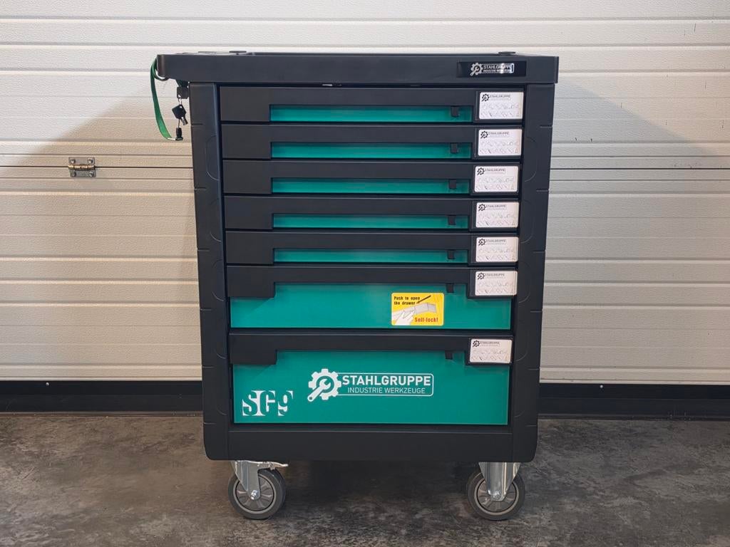 212 delige gereedschapswagen - Stahlgruppe - NIEUW, Ophalen, Gevuld, Nieuw