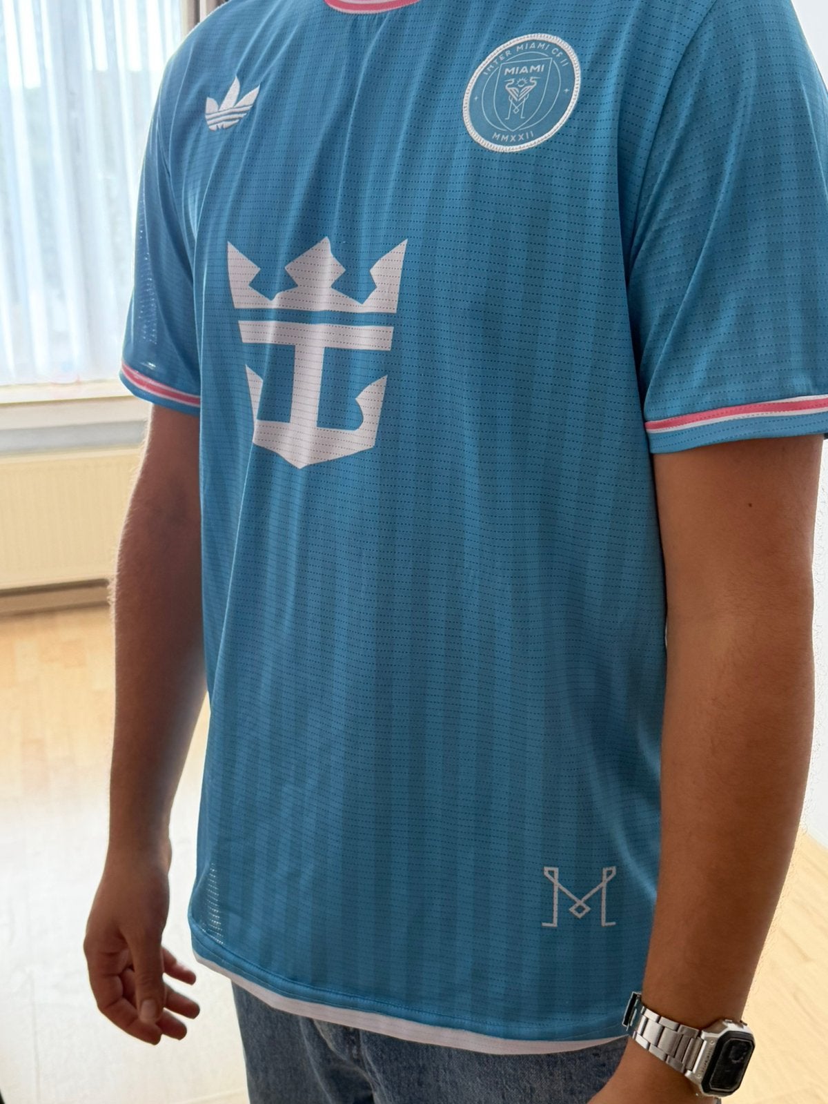 Blue Inter Miami Style Football Jersey, Kleding | Heren, Blauw, Overige maten, Ophalen of Verzenden, Zo goed als nieuw