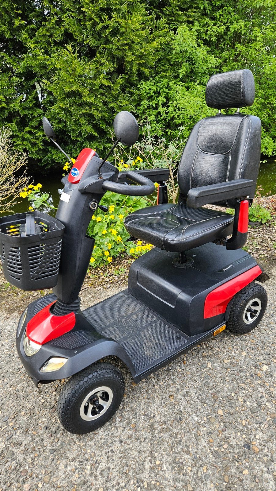 Trottinette Invacare Orion Pro, 17 km/h, 4 roues stable, Enlèvement, Utilisé, Fauteuil roulant électrique