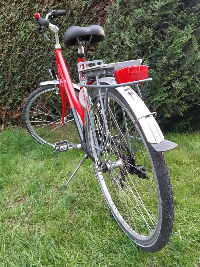 Damesfiets/studentenfiets, Ophalen