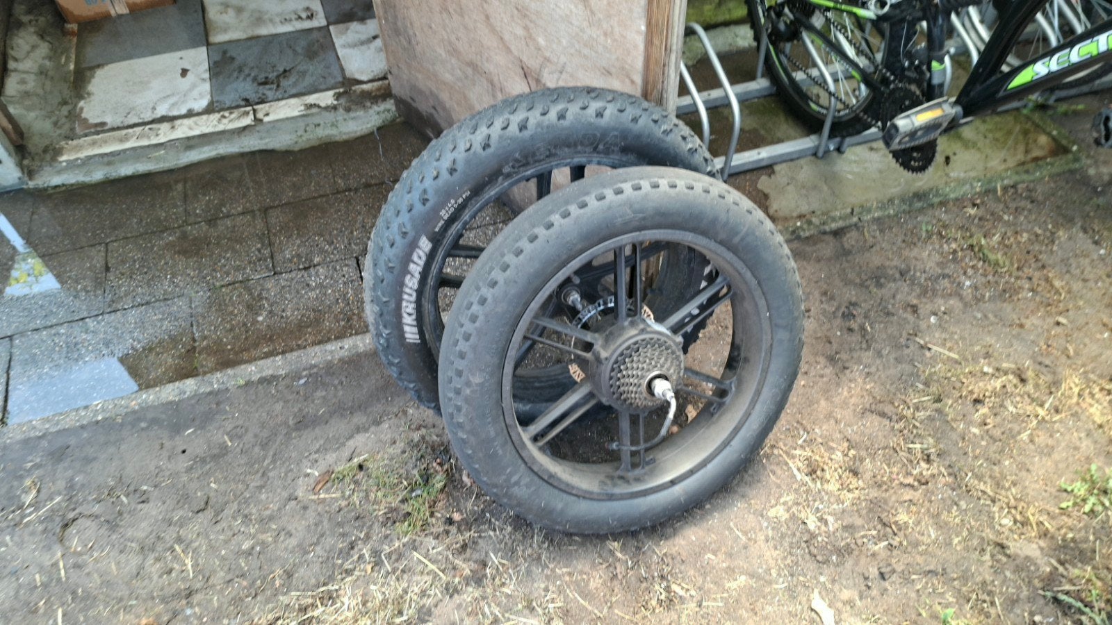 fatbike motor, Fietsen en Brommers, Elektrische fietsen, Ophalen, Zo goed als nieuw