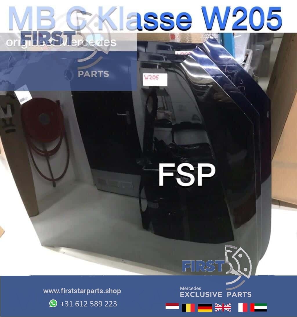 W205 motorkap zwart grijs wit blauw Mercedes C Klasse 2014-2, Gebruikt, -, Ophalen of Verzenden, -