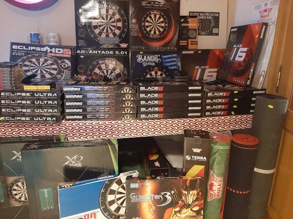 Vanavond open van 19 tot 21 u., Ophalen, Nieuw, Dartbord