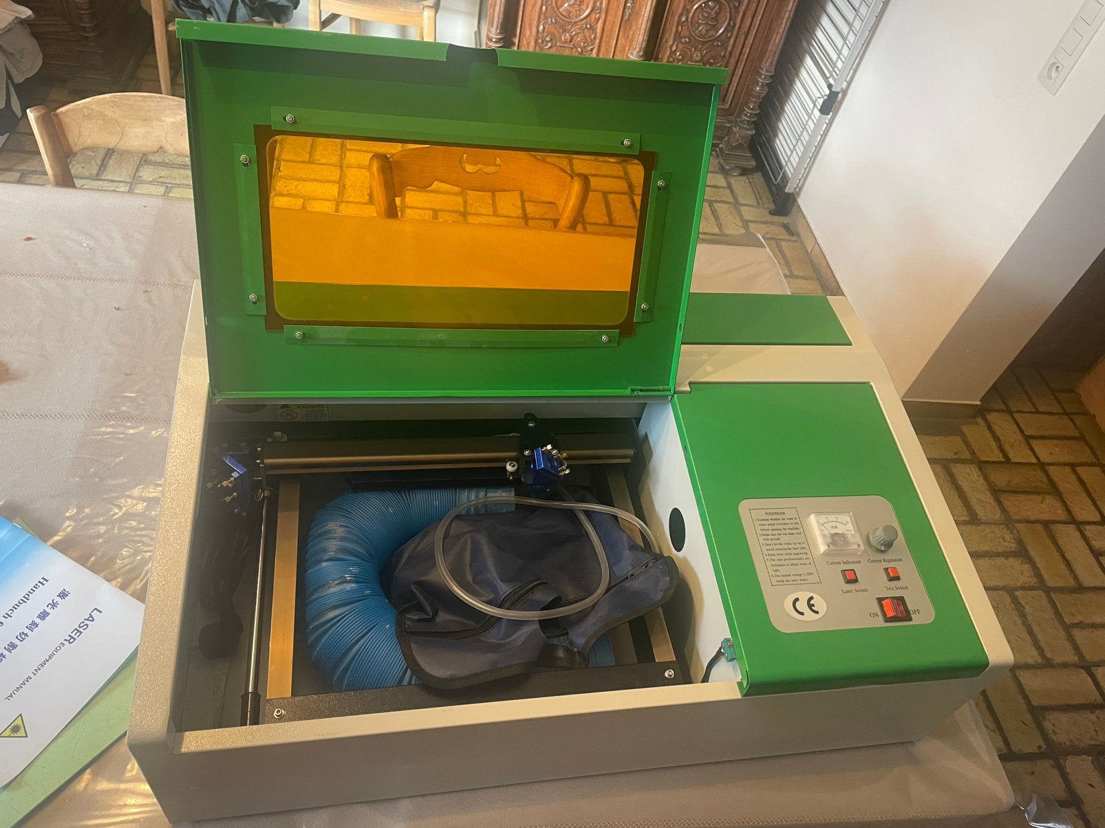 CO2 lazen 40w Lightburn /upgrade: Motherboard, mirror’s, Enlèvement, Comme neuf, CO2