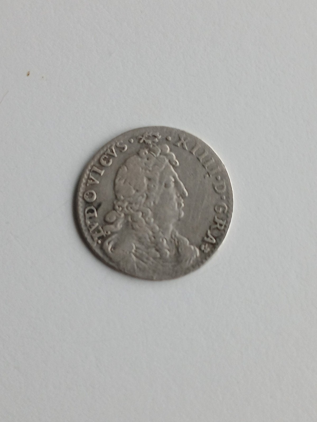 muntje Lodewijk XIV in zilver., Enlèvement ou Envoi, Argent