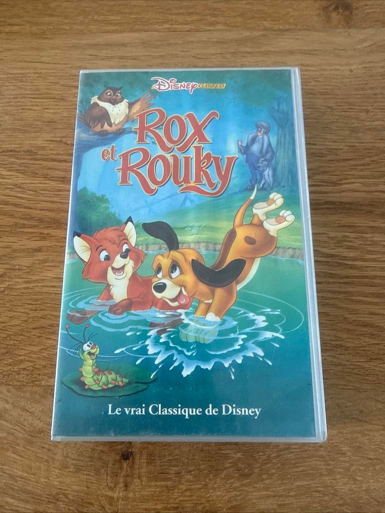 VHS Cassette vidéo Disney Rox et Rouky 1981, Ophalen of Verzenden, Zo goed als nieuw