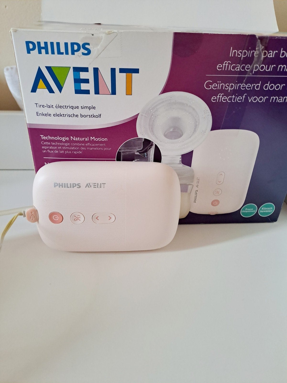 Tire lait électrique Philips Avent, Enlèvement
