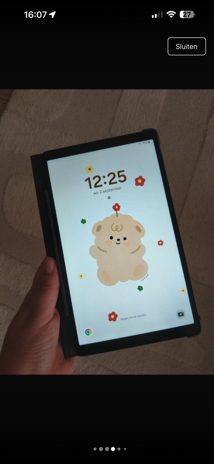 Samsung tab A7 lite, Ophalen of Verzenden, Zo goed als nieuw