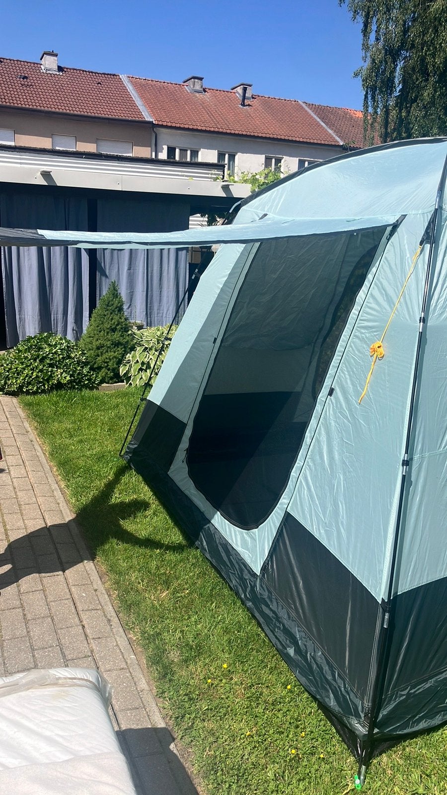 Bijna niewe tent (min4 pers), Caravanes & Camping, Enlèvement, Comme neuf