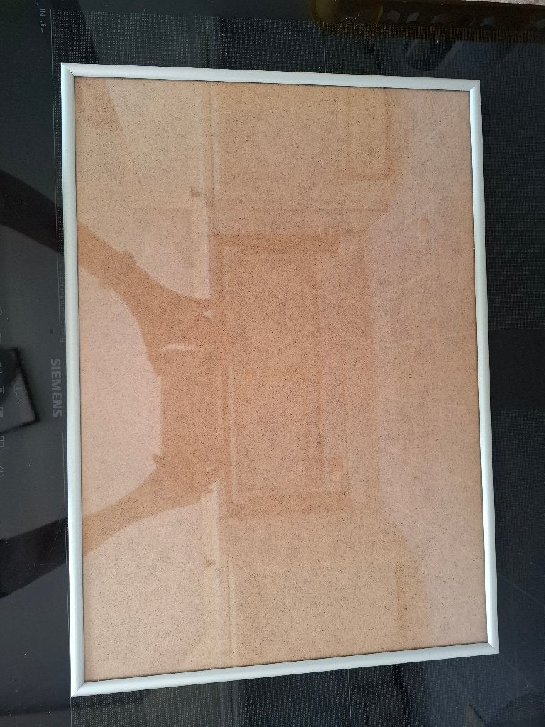 Cadre en métal argenté, Neuf, Argenté, 42 cm, 30 cm