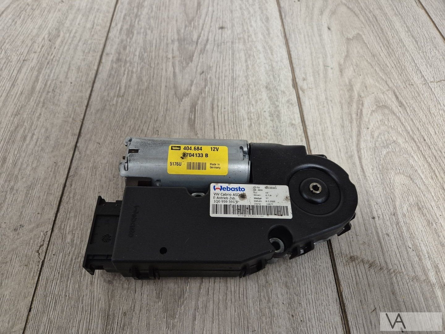 VW Eos 2005 - 2011 schuifdak cabriodak motor 1q0959591b €300, Auto-onderdelen, Gebruikt, -, Volkswagen, -