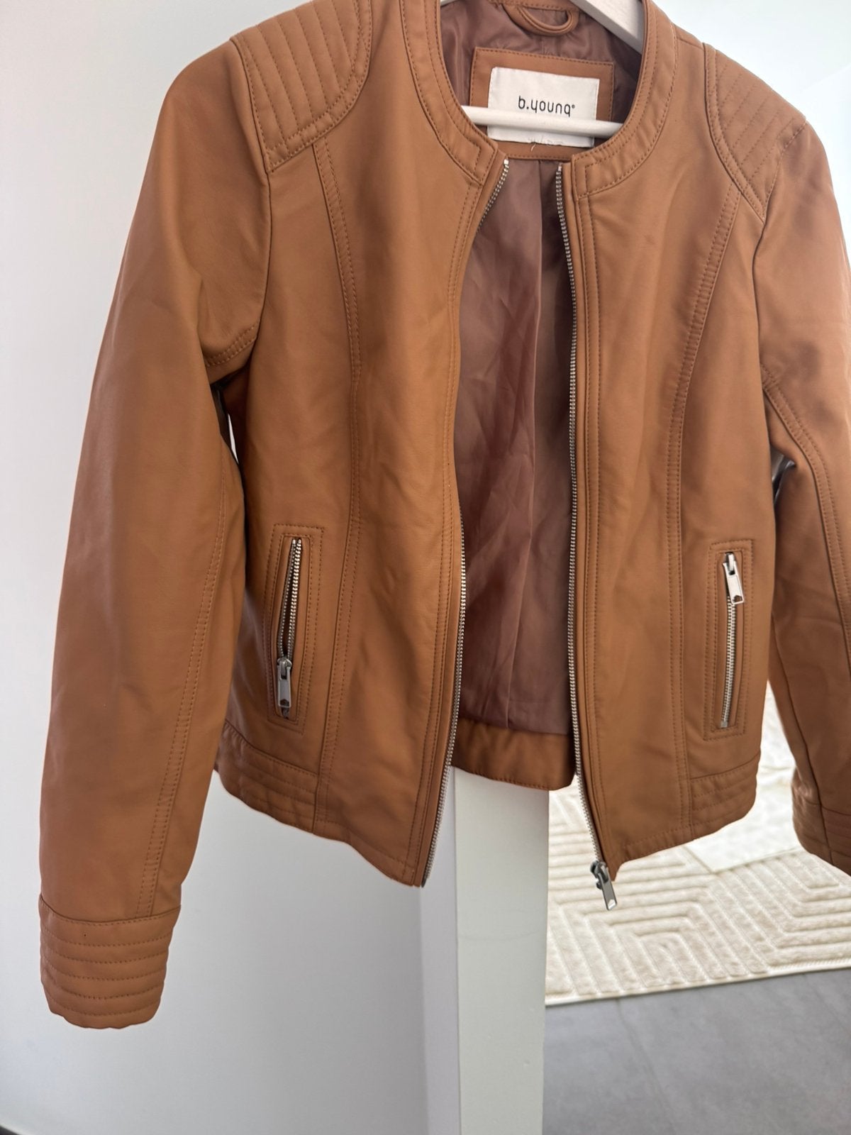 Leren jasje maat S, Kleding | Dames, Jasjes, Kostuums en Pakken, Ophalen, Zo goed als nieuw, Maat 36 (S), Jasje