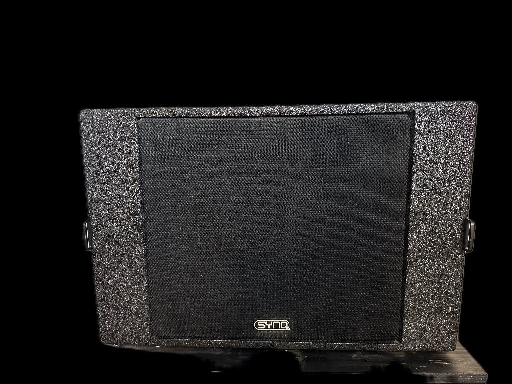 subwoofer sub synq 212, TV, Hi-fi & Vidéo, Enlèvement, Comme neuf, Subwoofer