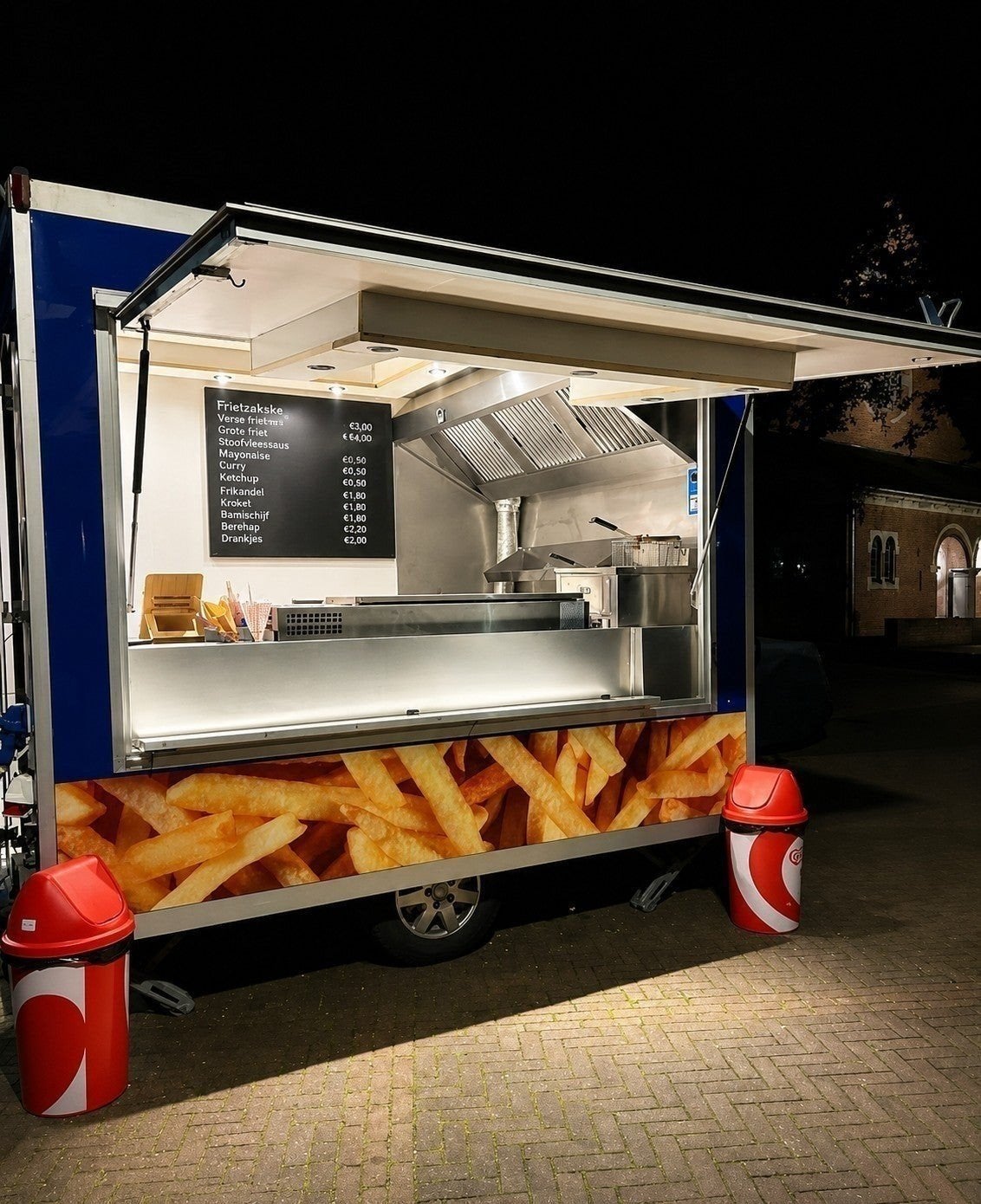 Frietkar te koop, Articles professionnels, Stock & Retail | Voitures, Enlèvement ou Envoi