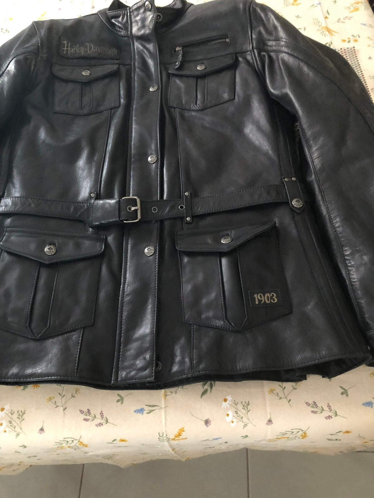Motorvest Harley Davidson dames (leder), Motoren, Kleding | Motorkleding, Verzenden, Dames