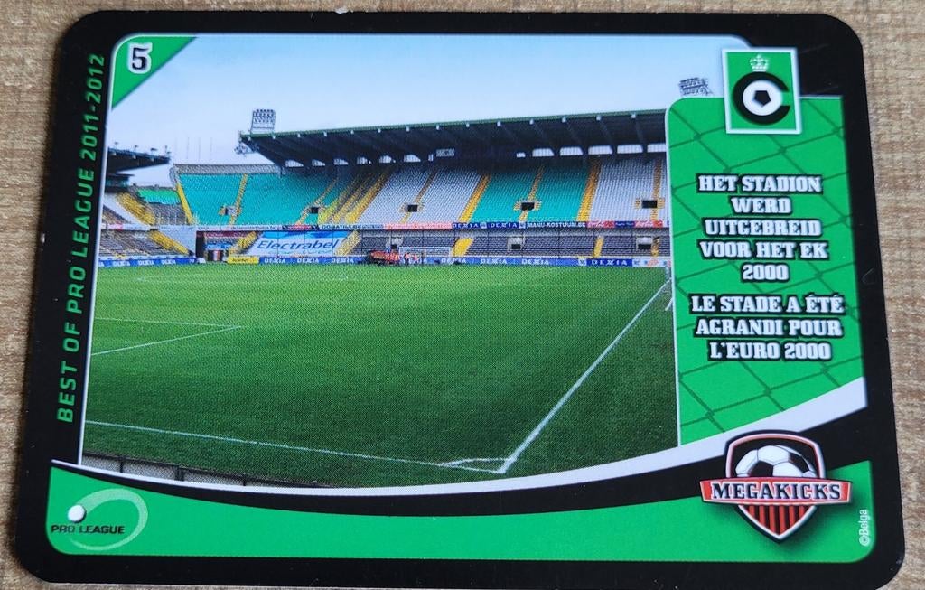 Cercle Brugge: Megakicks verzamelkaart, Enlèvement ou Envoi, Comme neuf, Affiche, Image ou Autocollant